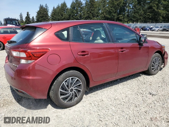 2019 Subaru Impreza с VIN 4S3GTAB67K3700001, выставлен на аукционе Copart как лот 55342785 с пробегом 38 133 миль миль и Списание • Salvage title. История ставок и продаж доступна на DreamBid. Изображение 3.