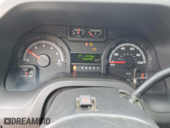 2013 Ford Econoline Cargo Commercial с VIN 1FTNE2EW3DDA46372, выставлен на аукционе Copart как лот 59529175 с пробегом 169 295 миль миль и Чистый • Clean title. История ставок и продаж доступна на DreamBid. Изображение 9.