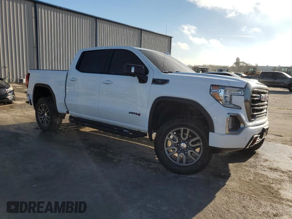 2021 GMC Sierra 1500 AT4 with VIN 1GTP9EEL3MZ171668, listed as a Copart auction lot 44264105 with 118,175 mi miles and Non Repairable. Bid and sale history available at carsss.com. Image 4.