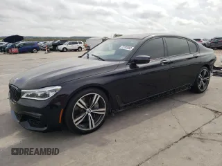 2019 BMW 7 Series 750i with VIN WBA7F0C58KGM24375, listed as a Copart auction lot 73192983 with 0 mi miles. Bid and sale history available at carsss.com. Image 1.