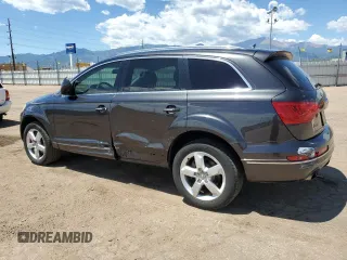 2014 Audi Q7 Premium Plus with VIN WA1LGAFEXED016105, listed as a Copart auction lot 64299575 with 122,448 mi miles and Clean title. Bid and sale history available at DreamBid. Image 2.