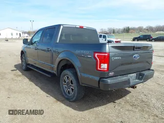 2017 Ford F-150 XL with VIN 1FTEW1EP5HFC13843, listed as a IAAI auction lot 41846415 with 125,277 mi miles. Bid and sale history available at carsss.com. Image 3.