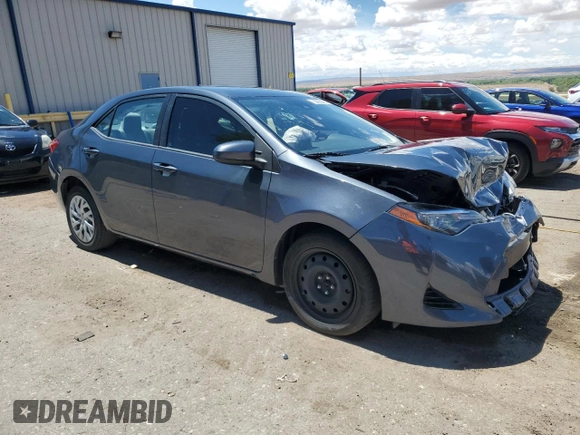 2019 Toyota Corolla L z VIN 5YFBURHE6KP876372, wystawiony jako Copart lot #55990925 z przebiegiem 72 108 mil mil oraz Szkoda całkowita • Salvage title. Historia ofert i sprzedaży dostępna na DreamBid. Obrazek 4.