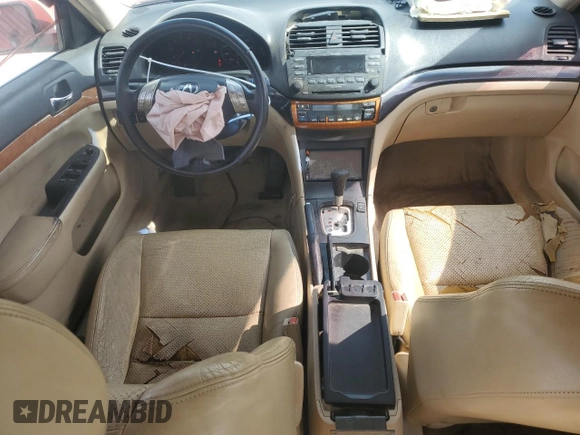 2004 Acura TSX with VIN JH4CL96864C040270, listed as a Copart auction lot 54539005 with 237,363 mi miles and Salvage title. Bid and sale history available at DreamBid. Image 8.