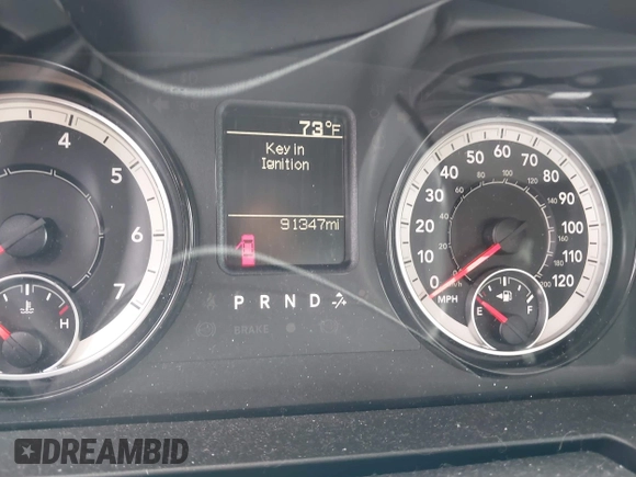 2019 Ram 1500 Classic Tradesman with VIN 3C6JR6DT0KG522330, listed as a IAAI auction lot 41789462 with 91,347 mi miles. Bid and sale history available at carsss.com. Image 7.
