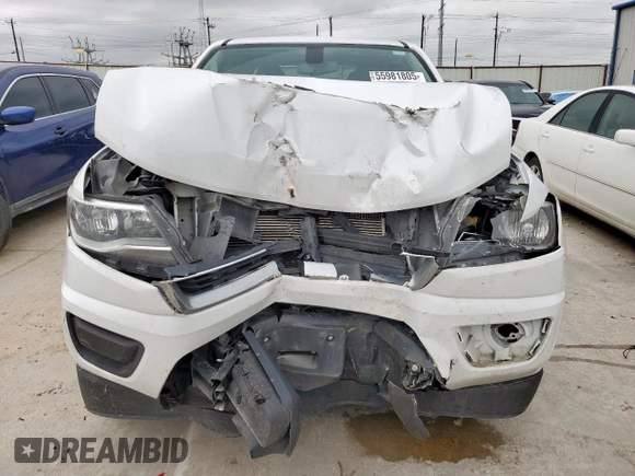 2018 Chevrolet Colorado 2WD LT with VIN 1GCGSCEN6J1186072, listed as a Copart auction lot 55981805 with 125,557 mi miles and Salvage title. Bid and sale history available at DreamBid. Image 5.