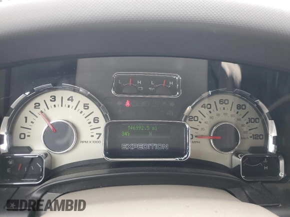2012 Ford Expedition Max King Ranch with VIN 1FMJK1J51CEF06499, listed as a Copart auction lot 44769005 with 146,992 mi miles and Salvage title. Bid and sale history available at DreamBid. Image 9.