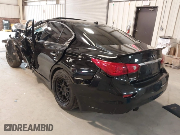 2015 Infiniti Q50 z VIN JN1BV7AP0FM343815, wystawiony jako IAAI lot #41750679 z przebiegiem 88 552 mil mil oraz . Historia ofert i sprzedaży dostępna na DreamBid. Obrazek 3.
