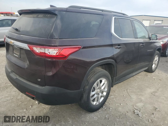 2021 Chevrolet Traverse LT Cloth z VIN 1GNERGKW9MJ253055, wystawiony jako Copart lot #53691895 z przebiegiem 29 608 mil mil oraz Szkoda całkowita • Salvage title. Historia ofert i sprzedaży dostępna na DreamBid. Obrazek 3.