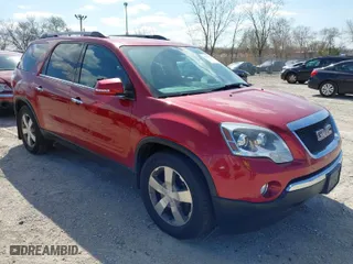 2012 GMC Acadia SLT1 with VIN 1GKKVRED3CJ399547, listed as a IAAI auction lot 42033094 with 141,027 mi miles. Bid and sale history available at carsss.com. Image 1.