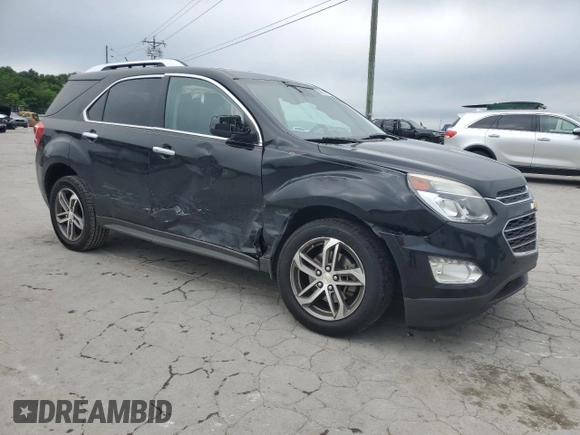 2016 Chevrolet Equinox LTZ z VIN 2GNALDEKXG6332081, wystawiony jako Copart lot #56972925 z przebiegiem 97 460 mil mil oraz Szkoda całkowita • Salvage title. Historia ofert i sprzedaży dostępna na DreamBid. Obrazek 4.