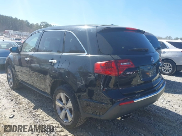 2011 Acura MDX with VIN 2HNYD2H22BH535672, listed as a IAAI auction lot 41647709 with 177,547 mi miles. Bid and sale history available at carsss.com. Image 3.