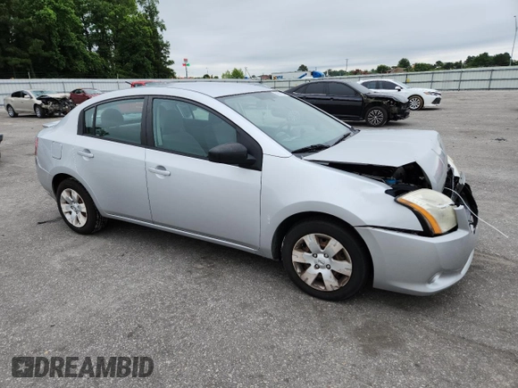 2012 Nissan Sentra 2.0 with VIN 3N1AB6AP7CL767819, listed as a Copart auction lot 58661265 with 118,150 mi miles and Salvage title. Bid and sale history available at DreamBid. Image 4.