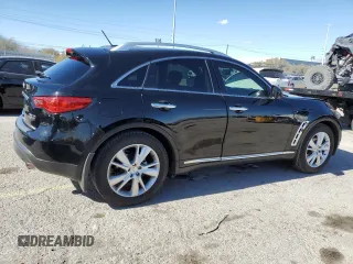 2016 Infiniti QX70 with VIN JN8CS1MU4GM670913, listed as a Copart auction lot 44271595 with 66,151 mi miles and Salvage title. Bid and sale history available at DreamBid. Image 3.