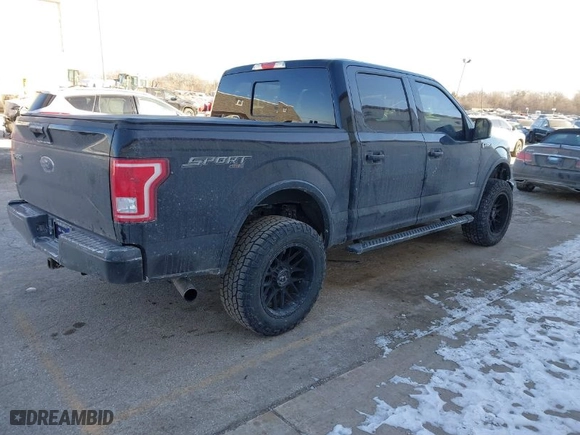 2017 Ford F-150 XL with VIN 1FTEW1EP8HFA94864, listed as a IAAI auction lot 41425118 with NaN miles. Bid and sale history available at carsss.com. Image 4.