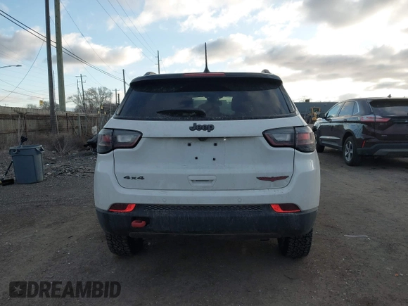 2024 Jeep Compass Trailhawk с VIN 3C4NJDDN7RT131393, выставлен на аукционе IAAI как лот 41217550 с пробегом 8 215 миль миль и . История ставок и продаж доступна на DreamBid. Изображение 16.