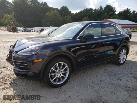 2022 Porsche Cayenne E-Hybrid Hybrid with VIN WP1AE2AY7NDA26356, listed as a Copart auction lot 69035584 with 34,883 mi miles and Salvage title. Bid and sale history available at DreamBid. Image 1.