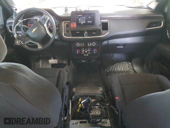 2023 Chevrolet Tahoe Commercial with VIN 1GNSCLED2PR129495, listed as a Copart auction lot 62820605 with 55,805 mi miles and Salvage title. Bid and sale history available at DreamBid. Image 8.