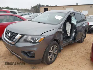 2020 Nissan Pathfinder S with VIN 5N1DR2AN1LC624479, listed as a IAAI auction lot 41198148 with 94,265 mi miles. Bid and sale history available at carsss.com. Image 2.