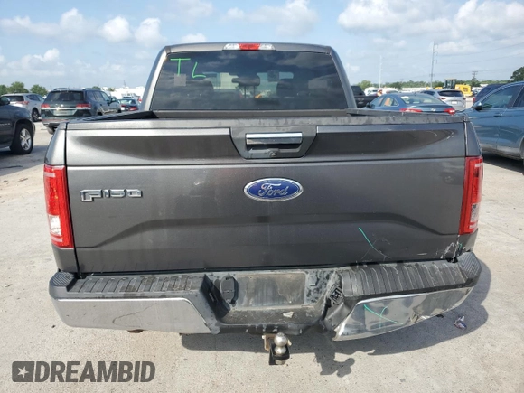 2015 Ford F-150 XL with VIN 1FTEW1CP9FFB87506, listed as a Copart auction lot 60052325 with 262,205 mi miles and Salvage title. Bid and sale history available at DreamBid. Image 6.