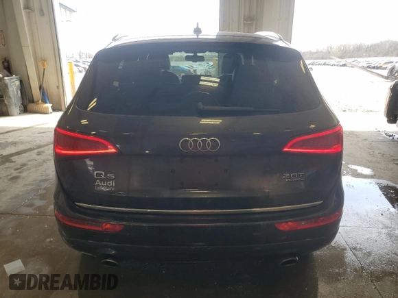 2016 Audi Q5 Premium Plus with VIN WA1L2AFP7GA088397, listed as a Copart auction lot 52794805 with 121,296 mi miles and Clean Title. Bid and sale history available at carsss.com. Image 6.