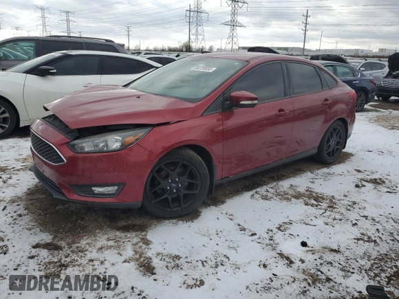 2016 Ford Focus SE with VIN 1FADP3F22GL274550, listed as a Copart auction lot 88228855 with 108,368 mi miles and Salvage Title. Bid and sale history available at carsss.com. Image 1.