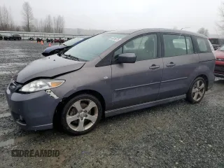 2007 Mazda 5 Touring with VIN JM1CR293X70160795, listed as a Copart auction lot 46915575 with 184,615 mi miles and Salvage Title. Bid and sale history available at carsss.com. Image 1.
