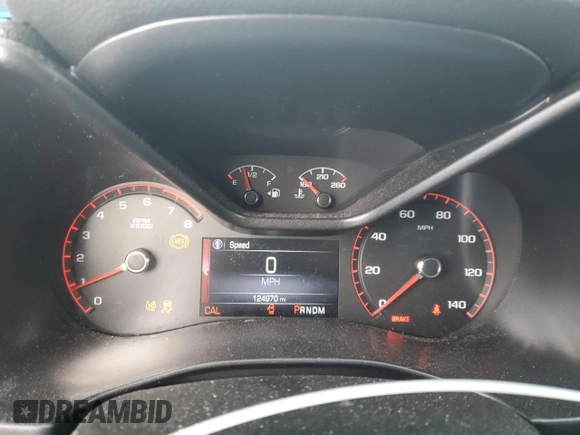 2015 GMC Canyon 4WD SLE with VIN 1GTG6BE34F1165547, listed as a Copart auction lot 43930715 with 124,970 mi miles and Salvage Title. Bid and sale history available at carsss.com. Image 9.