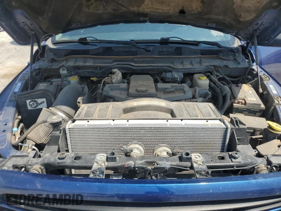 2011 Ram 2500 Laramie with VIN 3D7UT2CL0BG590537, listed as a Copart auction lot 58227634 with 186,752 mi miles and Salvage title. Bid and sale history available at DreamBid. Image 12.