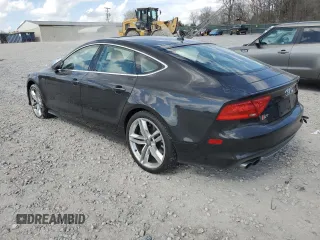 2013 Audi S7 with VIN WAUW2BFC1DN153798, listed as a Copart auction lot 49264295 with 81,579 mi miles and Salvage Title. Bid and sale history available at carsss.com. Image 2.