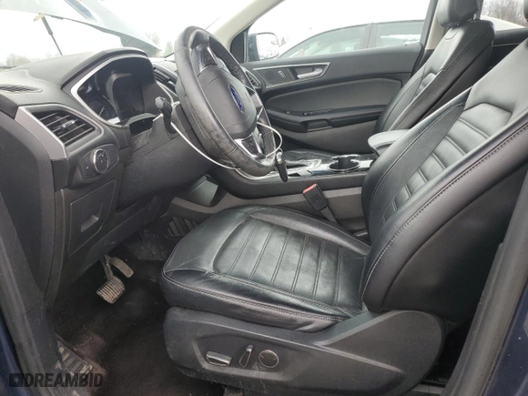 2017 Ford Edge SEL with VIN 2FMPK4J93HBB72705, listed as a Copart auction lot 50812645 with 133,043 mi miles and Salvage Title. Bid and sale history available at carsss.com. Image 7.