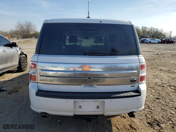 2017 Ford Flex Limited with VIN 2FMHK6D84HBA07233, listed as a Copart auction lot 80978754 with 104,549 mi miles and Salvage Title. Bid and sale history available at carsss.com. Image 6.