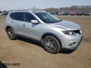 2015 Nissan Rogue SL with VIN 5N1AT2MV3FC787865, listed as a Copart auction lot 53605565 with 95,078 mi miles and Salvage Title. Bid and sale history available at carsss.com. Image 4.