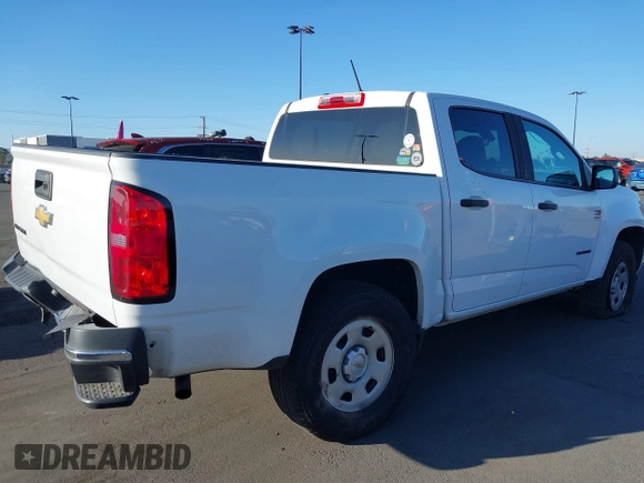 2019 Chevrolet Colorado 2WD Work Truck with VIN 1GCGSBEA1K1115077, listed as a IAAI auction lot 41653601 with 92,537 mi miles and . Bid and sale history available at DreamBid. Image 4.