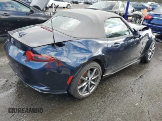 2021 Mazda MX-5 Miata Grand Touring with VIN JM1NDAD73M0451162, listed as a Copart auction lot 42644335 with 20,787 mi miles and Salvage title. Bid and sale history available at DreamBid. Image 3.
