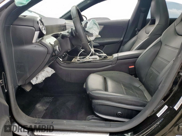 2020 Mercedes-Benz CLA 250 with VIN WDD5J4GB9LN066755, listed as a Copart auction lot 51023305 with 84,345 mi miles and Salvage Title. Bid and sale history available at DreamBid. Image 7.