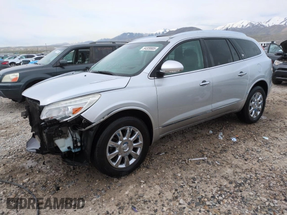 2014 Buick Enclave Leather with VIN 5GAKVBKD0EJ350057, listed as a Copart auction lot 54320885 with 183,780 mi miles and Salvage Title. Bid and sale history available at DreamBid. Image 1.