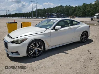 2017 Infiniti Q60 Premium with VIN JN1EV7EK2HM360596, listed as a Copart auction lot 59596425 with 97,099 mi miles and Salvage title. Bid and sale history available at DreamBid. Image 1.