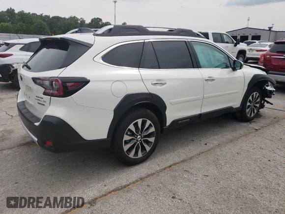 2024 Subaru Outback Touring with VIN 4S4BTAPC4R3299957, listed as a Copart auction lot 60130055 with 7,237 mi miles and Salvage title. Bid and sale history available at DreamBid. Image 3.