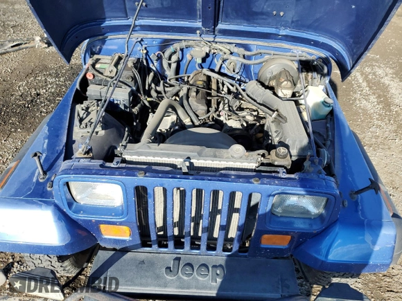 1995 Jeep Wrangler S with VIN 1J4FY19P8SP242032, listed as a Copart auction lot 79724804 with 142,588 mi miles and Clean Title. Bid and sale history available at carsss.com. Image 12.