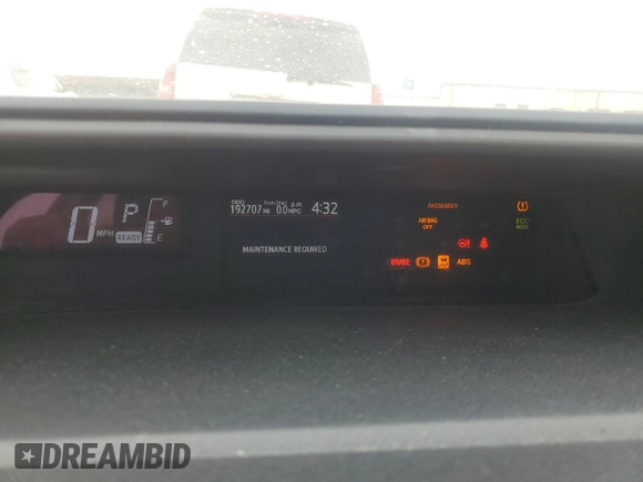 2015 Toyota Prius One with VIN JTDKDTB39F1100879, listed as a Copart auction lot 50451435 with 192,707 mi miles and Salvage Title. Bid and sale history available at carsss.com. Image 9.