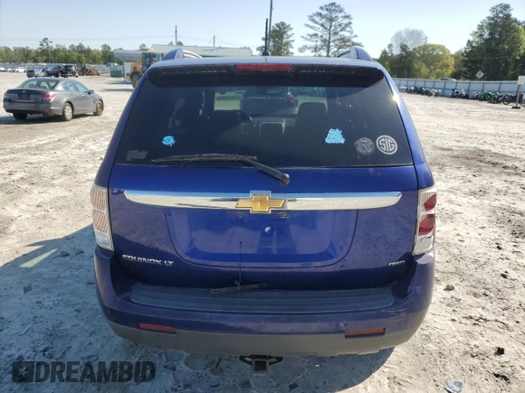 2007 Chevrolet Equinox LT with VIN 2CNDL73F876075107, listed as a Copart auction lot 51417255 with 157,762 mi miles and Salvage Title. Bid and sale history available at carsss.com. Image 6.