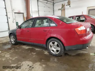2002 Audi A4 1.8T with VIN WAULC68E32A307468, listed as a Copart auction lot 83027644 with 117,482 mi miles and Clean Title. Bid and sale history available at carsss.com. Image 2.
