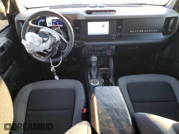 2022 Ford Bronco with VIN 1FMEE5DP9NLB55644, listed as a Copart auction lot 42320845 with 27,169 mi miles and Salvage Title. Bid and sale history available at DreamBid. Image 8.
