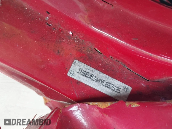 2000 Honda Civic EX z VIN 1HGEJ8244YL082635, wystawiony jako IAAI lot #42213659 z przebiegiem Nie podano mil oraz . Historia ofert i sprzedaży dostępna na DreamBid. Obrazek 9.