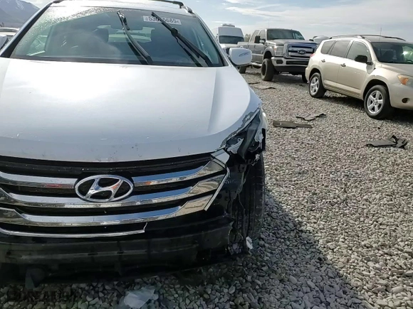 2013 Hyundai Santa Fe Sport with VIN 5XYZUDLB0DG076477, listed as a Copart auction lot 53065685 with 128,144 mi miles and Salvage Title. Bid and sale history available at carsss.com. Image 13.