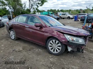 2015 Honda Accord EX-L with VIN 1HGCR2F80FA188373, listed as a Copart auction lot 55404475 with 130,961 mi miles and Salvage title. Bid and sale history available at DreamBid. Image 4.