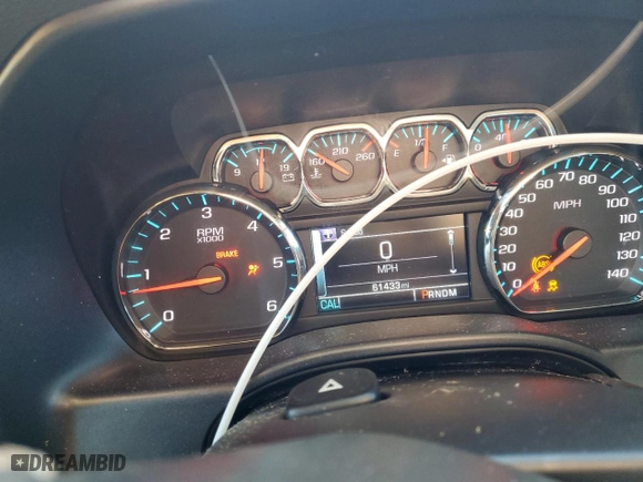 2015 Chevrolet Silverado 1500 LT with VIN 3GCUKREC4FG190098, listed as a Copart auction lot 88454625 with 61,433 mi miles and Salvage Title. Bid and sale history available at carsss.com. Image 9.