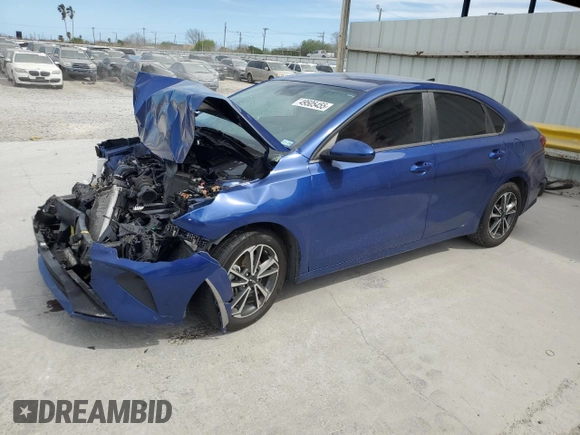 2024 Kia Forte LXS with VIN 3KPF24AD7RE731204, listed as a Copart auction lot 49505455 with 27,688 mi miles and Salvage Title. Bid and sale history available at carsss.com. Image 1.