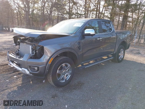 2024 Ford Ranger Lariat with VIN 1FTER4KH3RLE14617, listed as a IAAI auction lot 41705701 with 9,082 mi miles and . Bid and sale history available at DreamBid. Image 20.